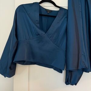 Banana Republic Factory Cropped Blousant-Sleeve Blouse